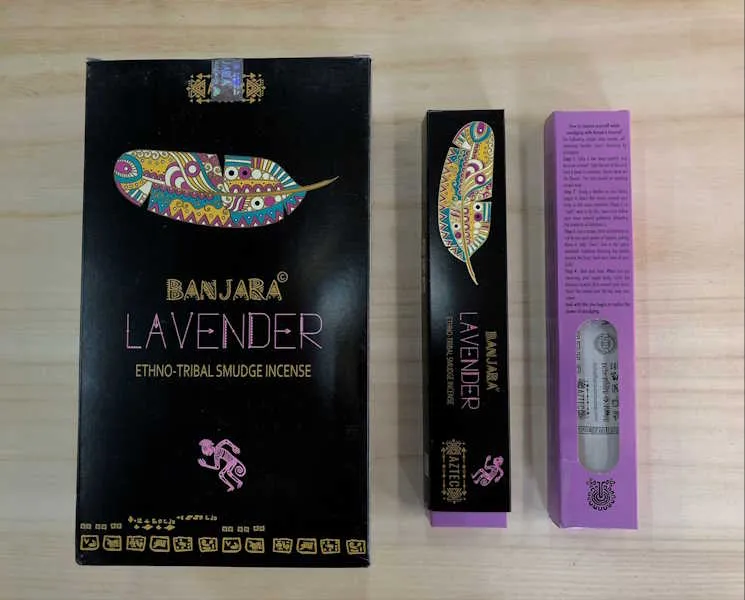 Incienso tribal lavanda