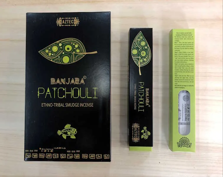 Incienso tribal patchouli
