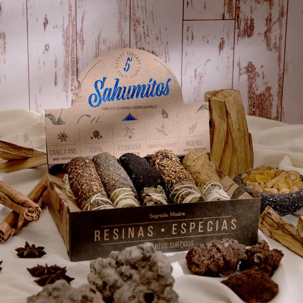 Sahumitos resinas y especias