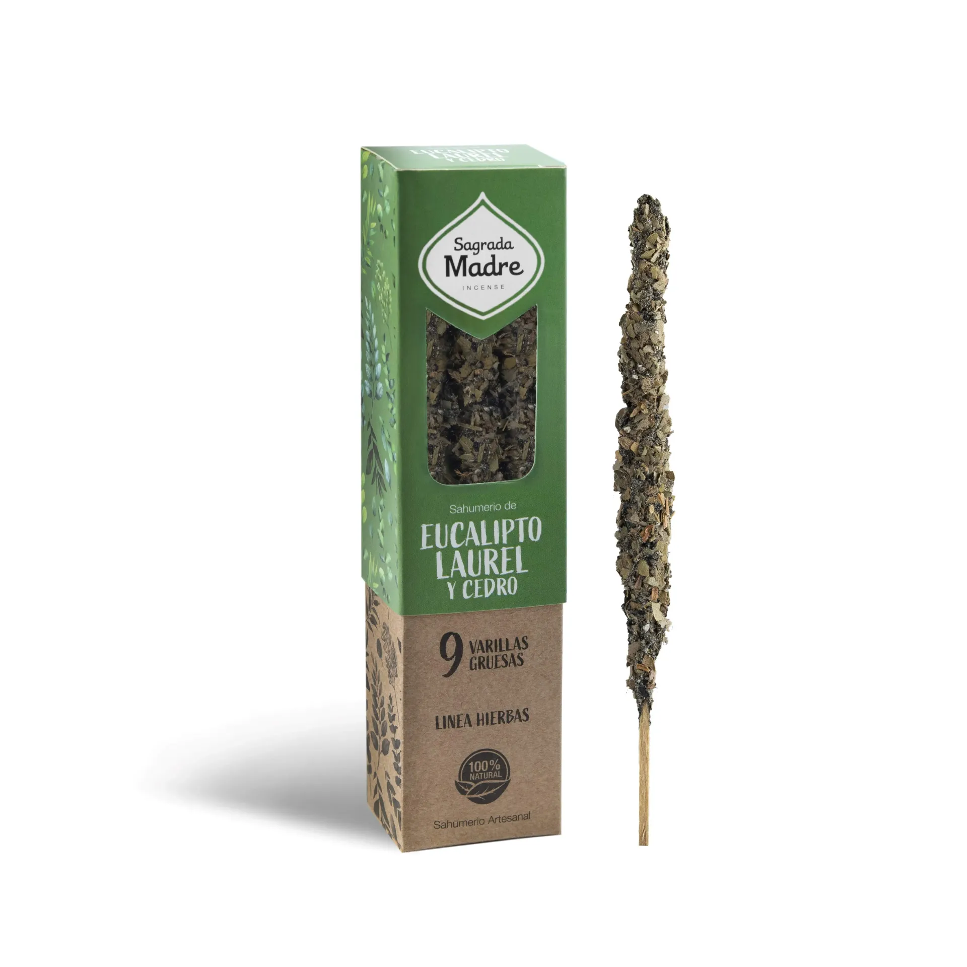 Incienso eucalipto, laurel y cedro